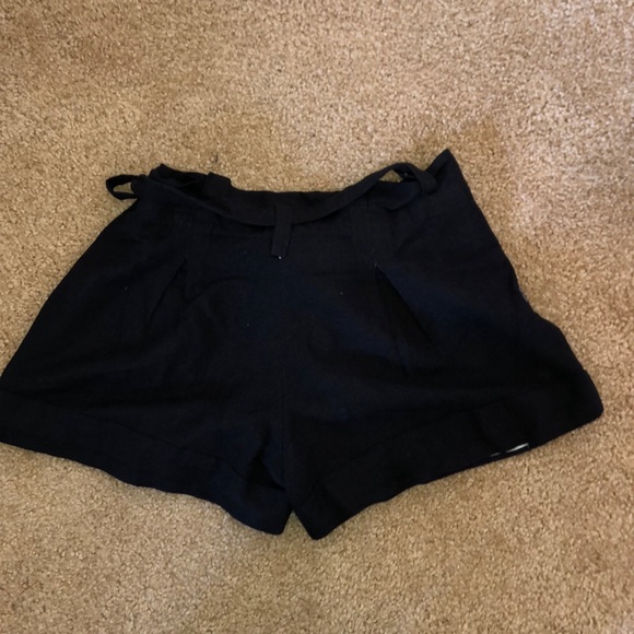 High Waisted Cindy Lee Black Shorts - Picture 2 of 3